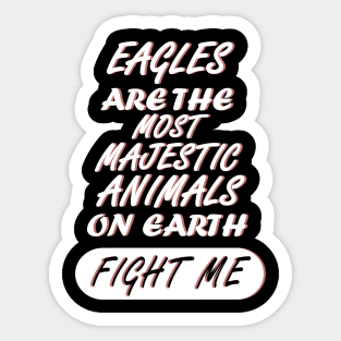 Eagle Majestic King of the Air Nature Sticker